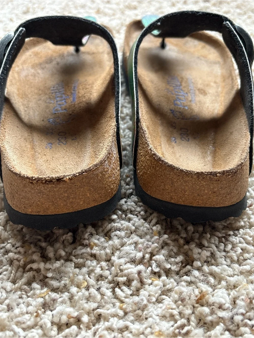 Birkenstock Papillio Gizeh Tropical Print Sandals US Sz 5-5.5 EU 36